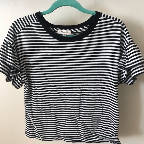 Madewell Tops - Madewell flutter sleeve T-shirt